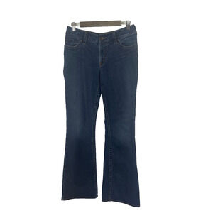 Silver Jeans Suki Jeans Sz 31X32 Flare Y2K Stitch Pockets Dark Wash READ*